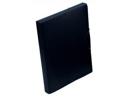 Desky s gumičkou "Coolbox", černé, PP, 30 mm, A4, VIQUEL