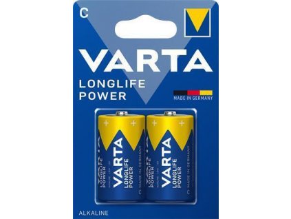 Baterie, C (malý monočlánek), 2 ks, VARTA "High Energy"