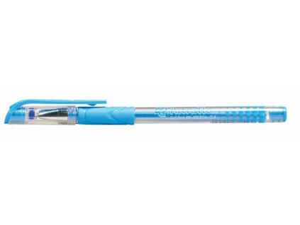 Gelové pero "Handle", modrá, 0,2mm, s uzávěrem, FLEXOFFICE