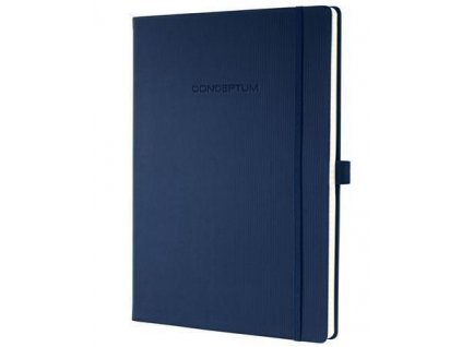 Exkluzivní zápisník "Conceptum", modrá, A4, čtverečkovaný, 97 listů, tvrdé desky, SIGEL CO646