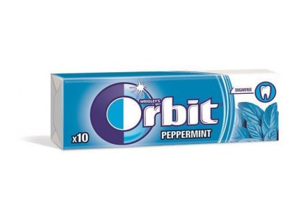 Žvýkačky, 14g, ORBIT "Peppermint dragees"