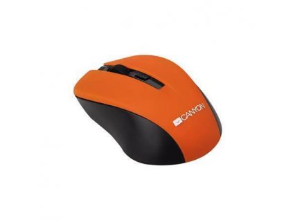 Myš "MW-1", oranžová, bezdrátová, optická, USB, CANYON CNE-CMSW1O