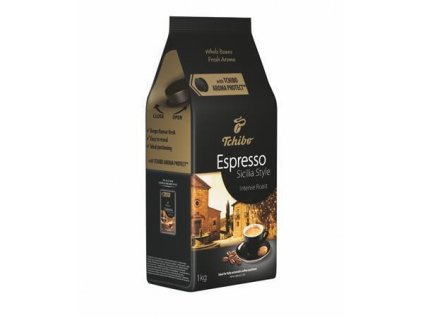 Káva "Sicilia", pražená, zrnková, 1000 g, TCHIBO