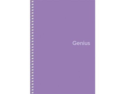 Spirálový sešit "Genius", mix motivů, čtverečkovaný, A5, 80 listů, PP desky, SHKOLYARYK A5-080-6806K