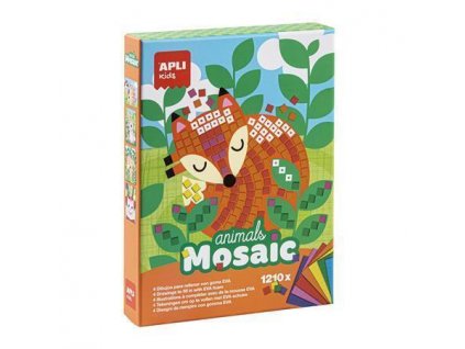 Kreativní sada "Animals Mosaic", lesní zvířátka, APLI Kids 14289