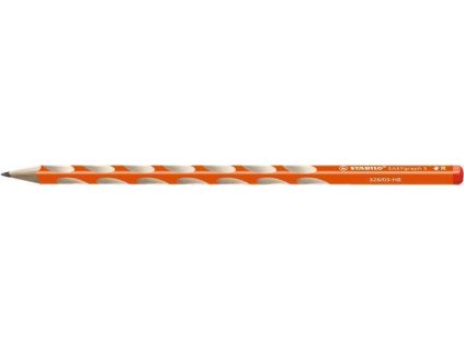 Grafitová tužka "EASYgraph", oranžová, HB, tenká, pro praváky, STABILO