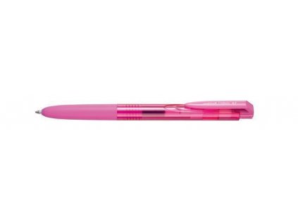 Gelové pero "UMN-155N", růžová, 0,35 mm, stiskací mechanismus, UNI