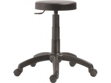 Pracovní židle "1030 ZON", černá, stolička, plynový píst, plastový kříž
