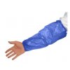 Ochranný rukáv na předloktí, modrá, jednorázový, 40 cm, 100 ks