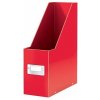 Stojan na časopisy "Click&Store", červená, PP/karton, 95 mm, lesklá, LEITZ 60470026