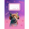 Sešit "Süni", kočka, A5, linkovaný, 34 listů, ICO 7500085023