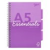 Spirálový sešit "Unipad Essentials Project Book", mix vzorů, A5, linkovaný, 100 listů, PUKKA PAD ESS