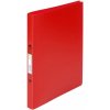 2krouž.pořadač Q-C - A4, 2,4 cm, červený, matný