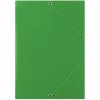 Karton.desky chlopně gumička Donau - A4, zelené