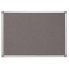 Filcová nástěnka Q-Connect 120 x 90 cm, šedá
