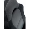 Manažerská židle "Racer Plus", černé/šedé čalounění, černý podstavec, MAYAH 11187-01L