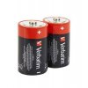 Baterie, D (velký monočlánek), 2 ks, VERBATIM "Premium"