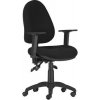 Kancelářská židle "Pantergos LX", textilní, černá, černá základna