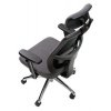 Manažerská židle "Grace", textilní, černá, MaYAH