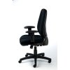 Manažerská židle "Bubble", textilní, černá, černá základna, MaYAH