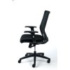 Manažerská židle "Superstar", textilní, černá, černá základna, MaYAH