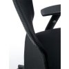 Manažerská židle "Jumpy", textilní, černá, černá základna, MaYAH
