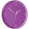 Nástěnné hodiny "Wow", purpurová, 29 cm, LEITZ