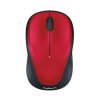 Myš "M235", červená, bezdrátová, optická, USB, střední velikost, LOGITECH