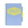 Spirálový sešit "Pastel project book", mix, A5, linkovaný, 100 listů, PUKKA PAD