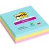 Samolepicí bloček "Super Sticky Miami", mix barev, 101 x 101 mm, 3x 70 listů, linkovaný, 3M POSTIT 7