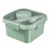 Box na jídlo "Smart Eco", světle zelená, 1,1 l, s příborem, CURVER 249947