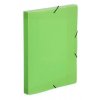 Desky s gumičkou "Coolbox", transparentní zelená, PP, 30 mm, A4, VIQUEL 021373-09