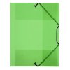 Desky s gumičkou "PropyGlass", transparentní, zelená, PP, 15 mm, A4, VIQUEL 113373-08