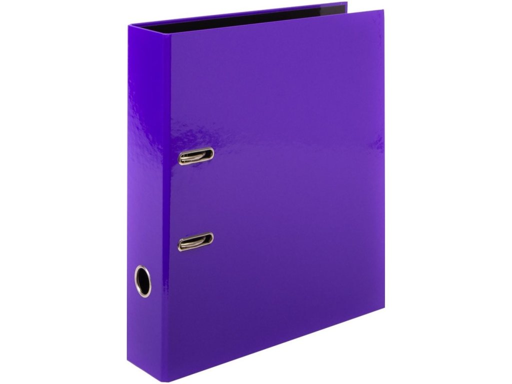 Pořadač A4 lamino páka 7cm COLOR fialová