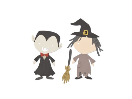 Thinlits 8ks šablona vyřezávací Strašidl