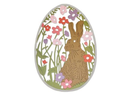 Thinlits Zajíc ve vajíčku vyřezávací šab