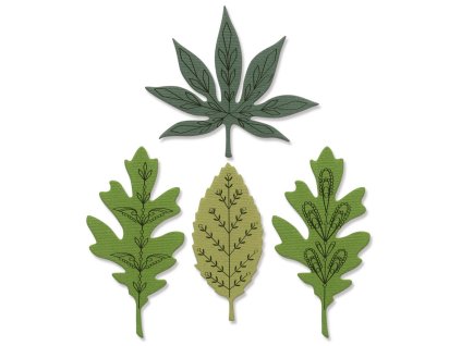 vyřezávací šablony A razítka listy 7KS