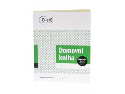 Domovní kniha propisující Optys 1289
