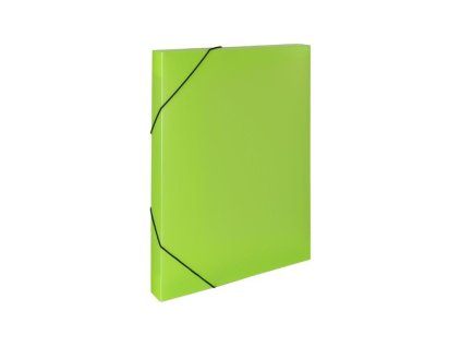 Krabice PP s gumou A5 zelená Opaline