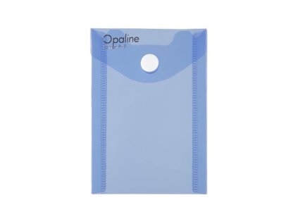 obálka s drukem A7 vertikal Opaline modrá