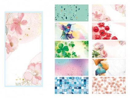 Dopisní obálka DL barevná (mix)