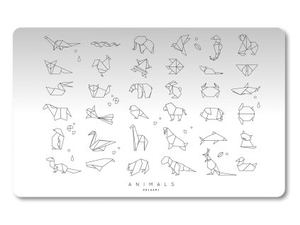 Podložka na stůl PP 60x40cm Origami animals