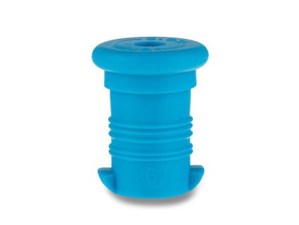 zátka na zdravou lahev modrá fluo