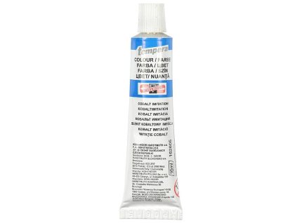 temperová barva 16ml kobalt imitace