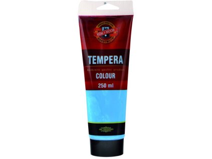 Temperová barva 250ml cyan
