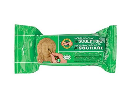 Modelovací hmota sochařská. 500g okrová