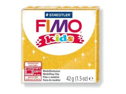 FIMO kids 8030 42g zlatá se třpytkami
