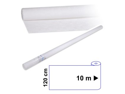 Ubrus papírový 1,2x10m bílý