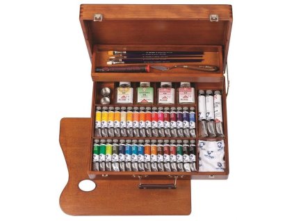 Olejová výtvarná sada 32x20ml, 2x60ml dř