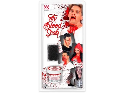 Make-up Krev umělá v kelímku + houbička